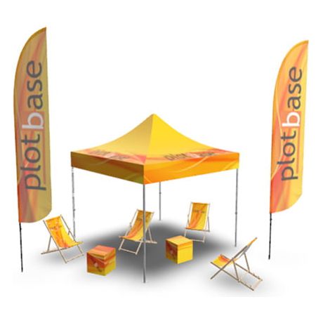 Štandardný outdoorový set reklamy